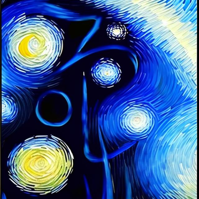 K#012 - Midnight Lights – Abstraktes Christmas Art Shirt Unisex