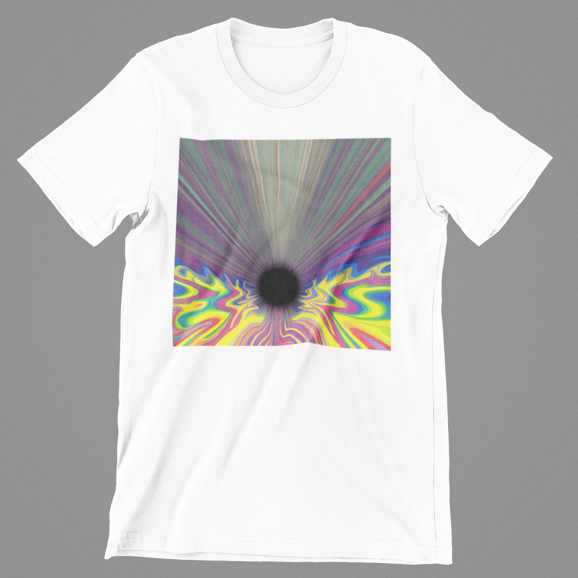 K#156 - Spectrum Vortex T-Shirt – Farben in Bewegung | Kirrify Flow Series