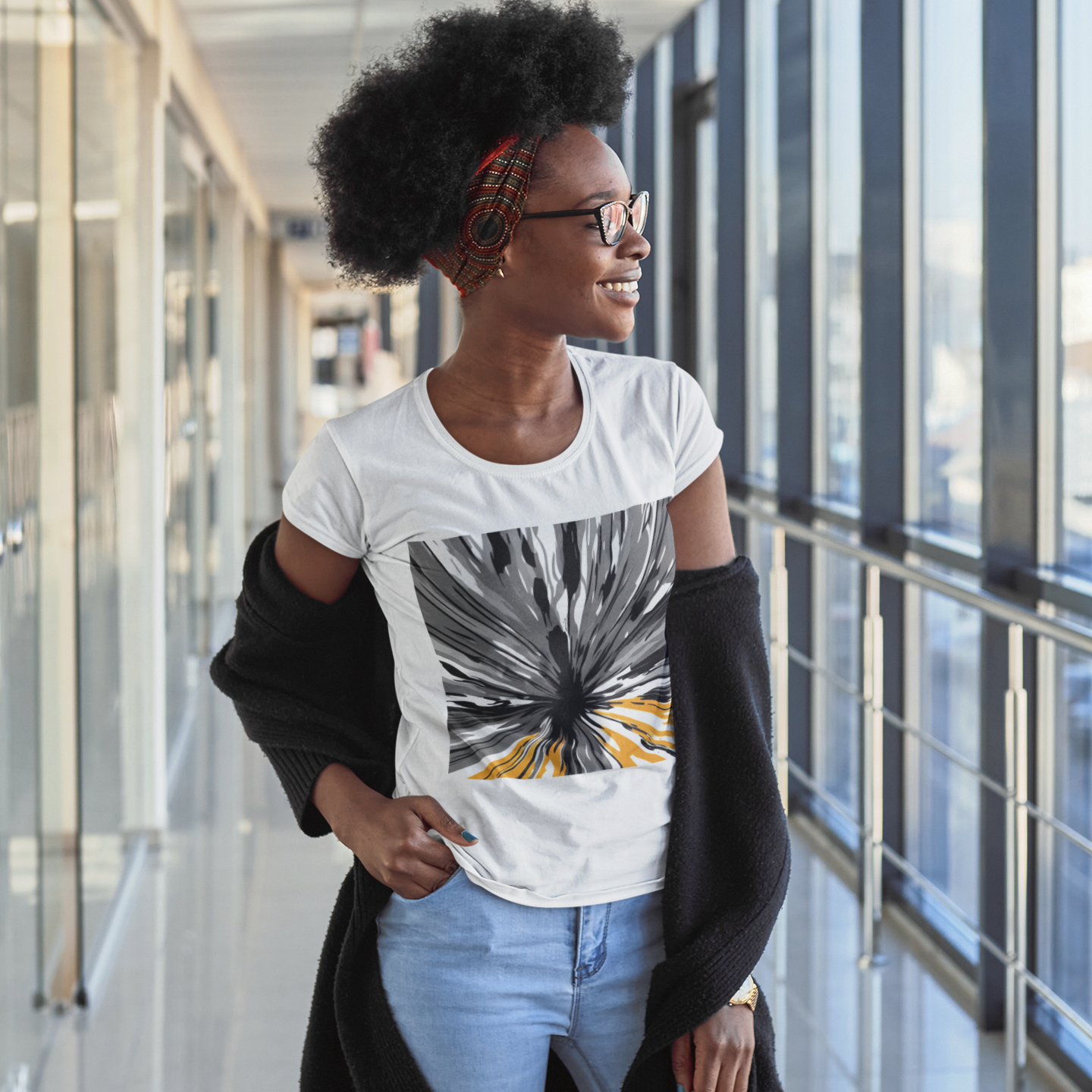 K#157 - Core Burst T-Shirt – Energie & Ausdruck in Bewegung | Kirrify Flow