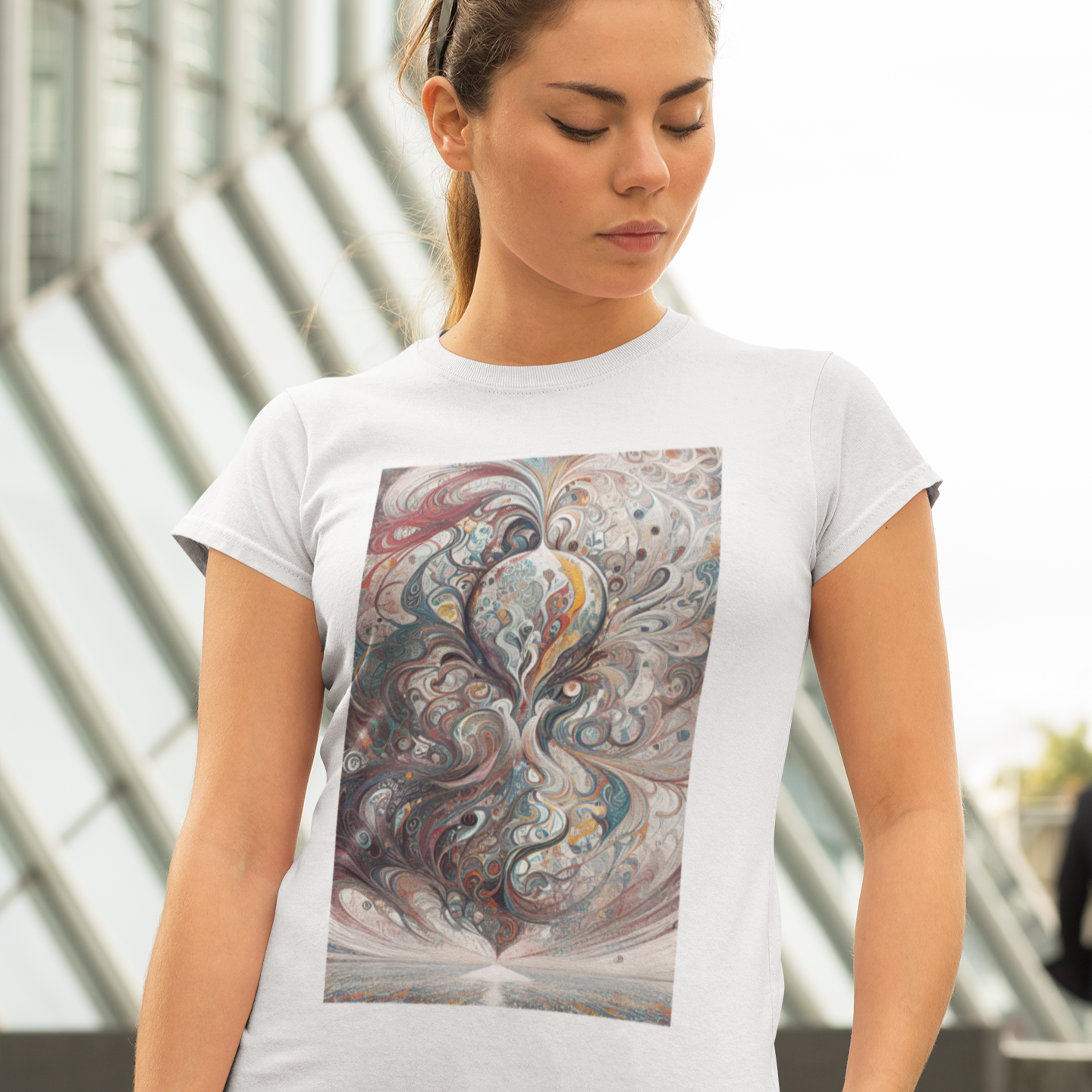 K#165 - Soul Current T-Shirt – Kunst in Bewegung & Tiefe | Kirrify Flow