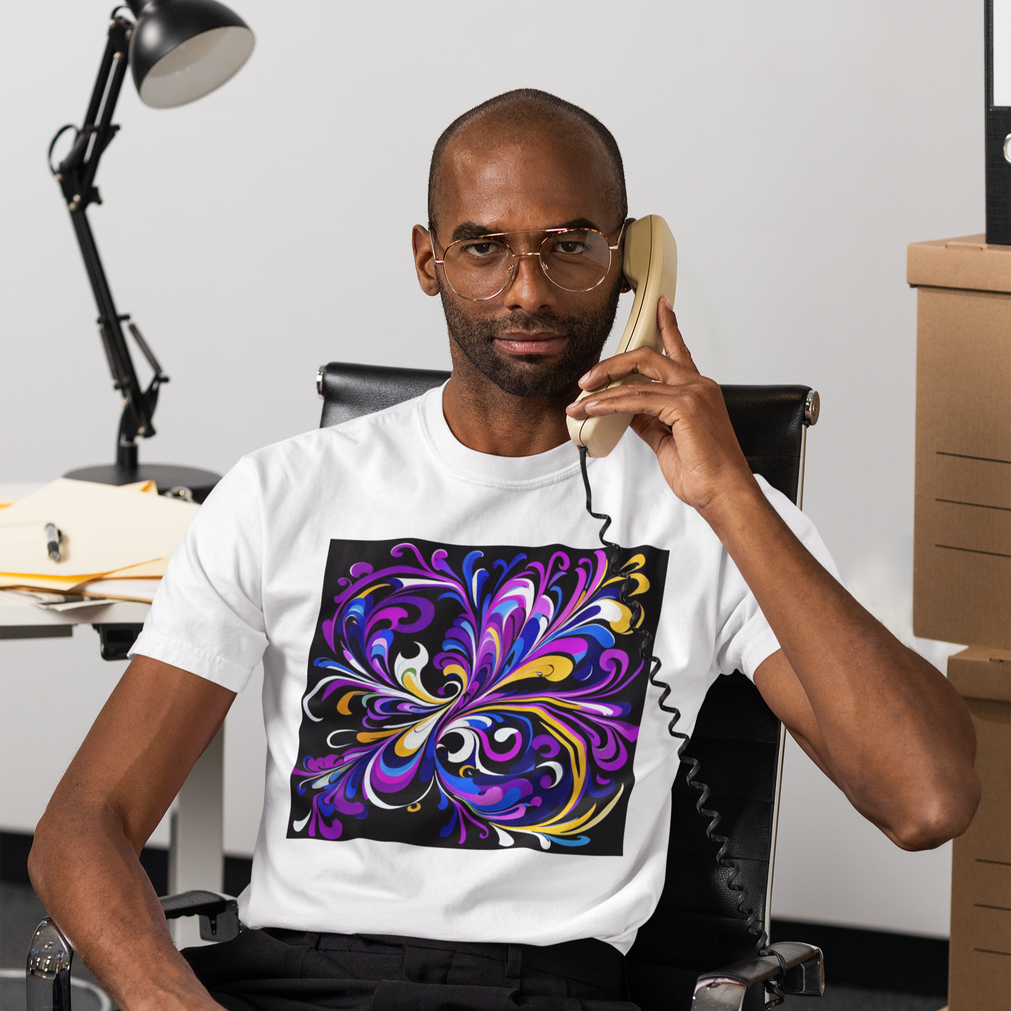 K#193 - Vivid Swirl T-Shirt – Farbexplosion & Energie in Bewegung | Kirrify