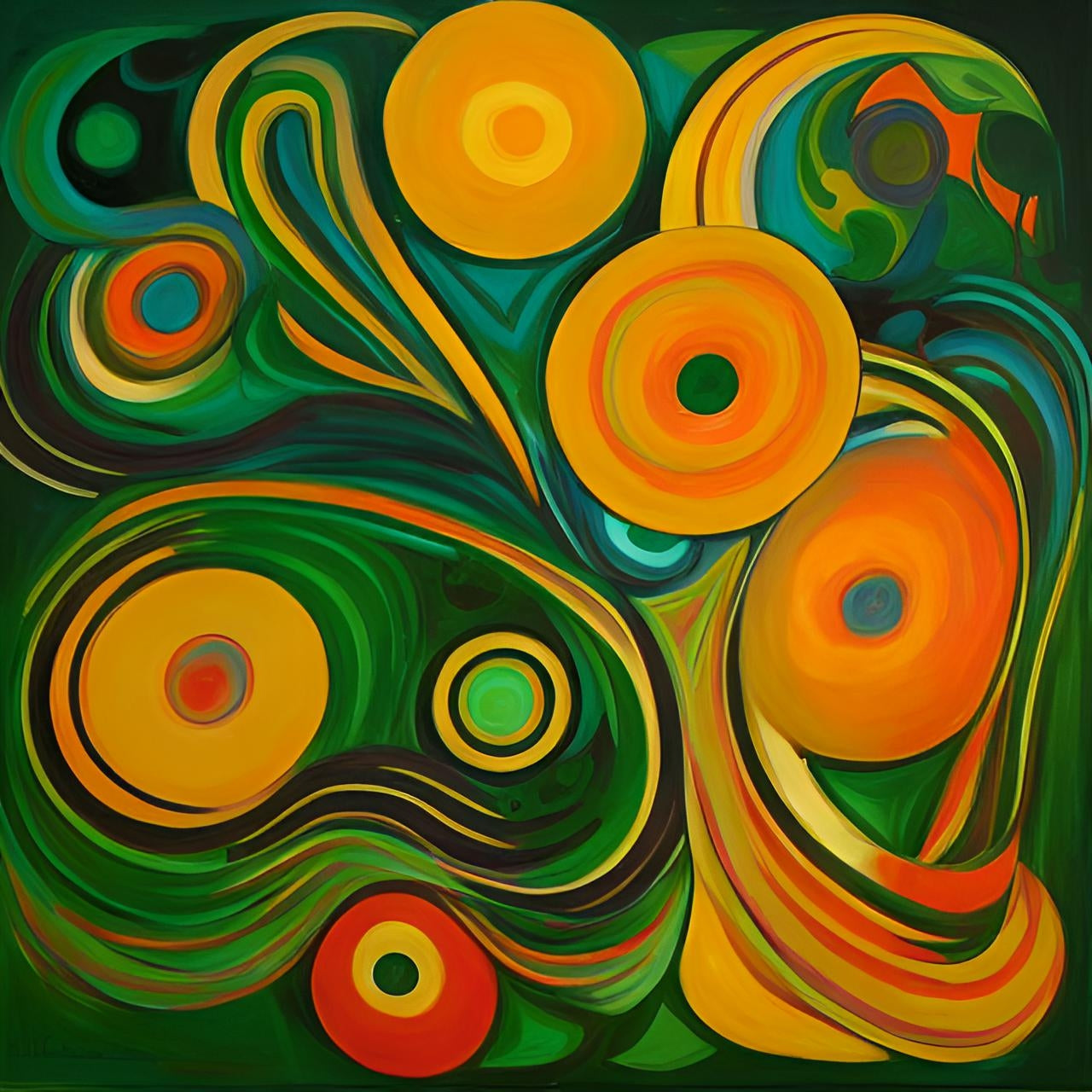 K#186 - Solar Vortex T-Shirt – Energie & Bewegung in Farbe | Kirrify Flow