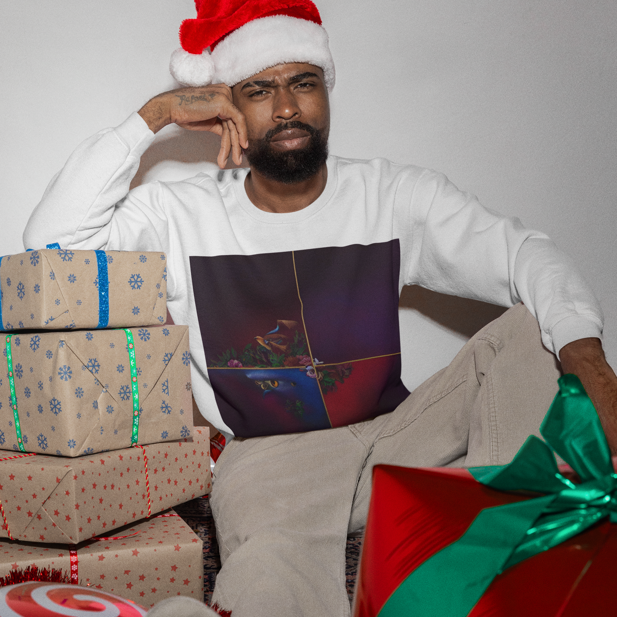 K#450 - Kirrify Christmas Unisex Sweater – Art Print Dark Edition