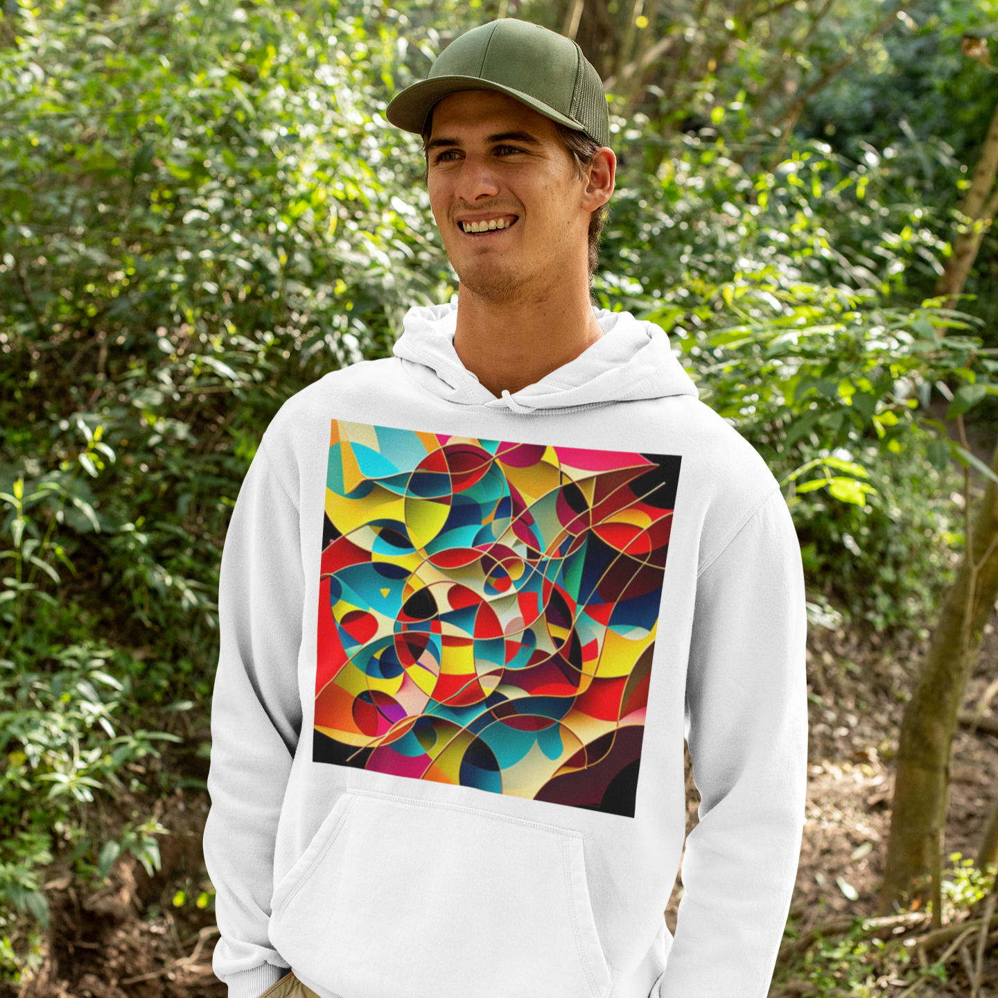 #505 -Color Symphony Hoodie – Energie & Bewegung in Farbe | Kirrify