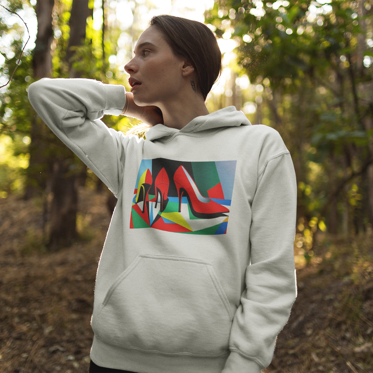 #506 - High Heels Hoodie – Pop-Art Fashion Statement | Kirrify