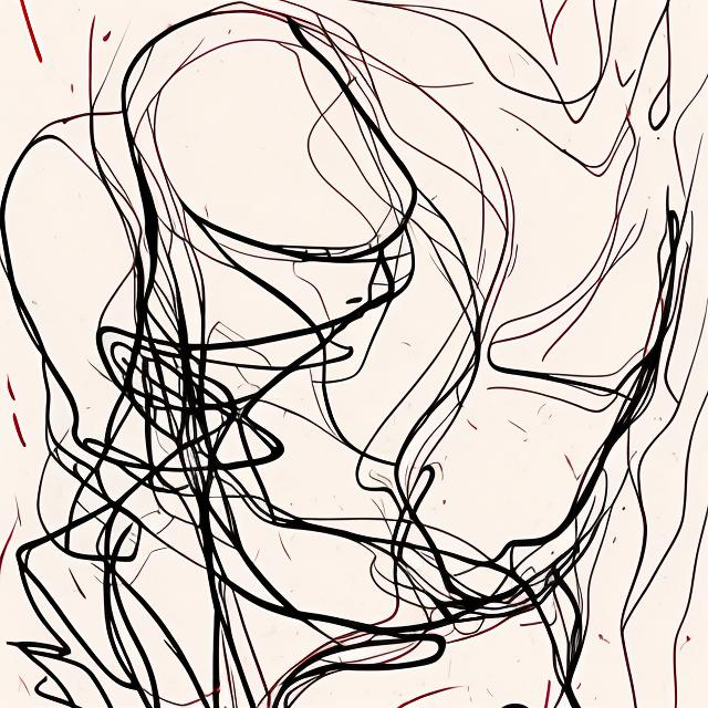 #518 - Free Lines Hoodie – Kunst in Bewegung & Freiheit | Kirrify