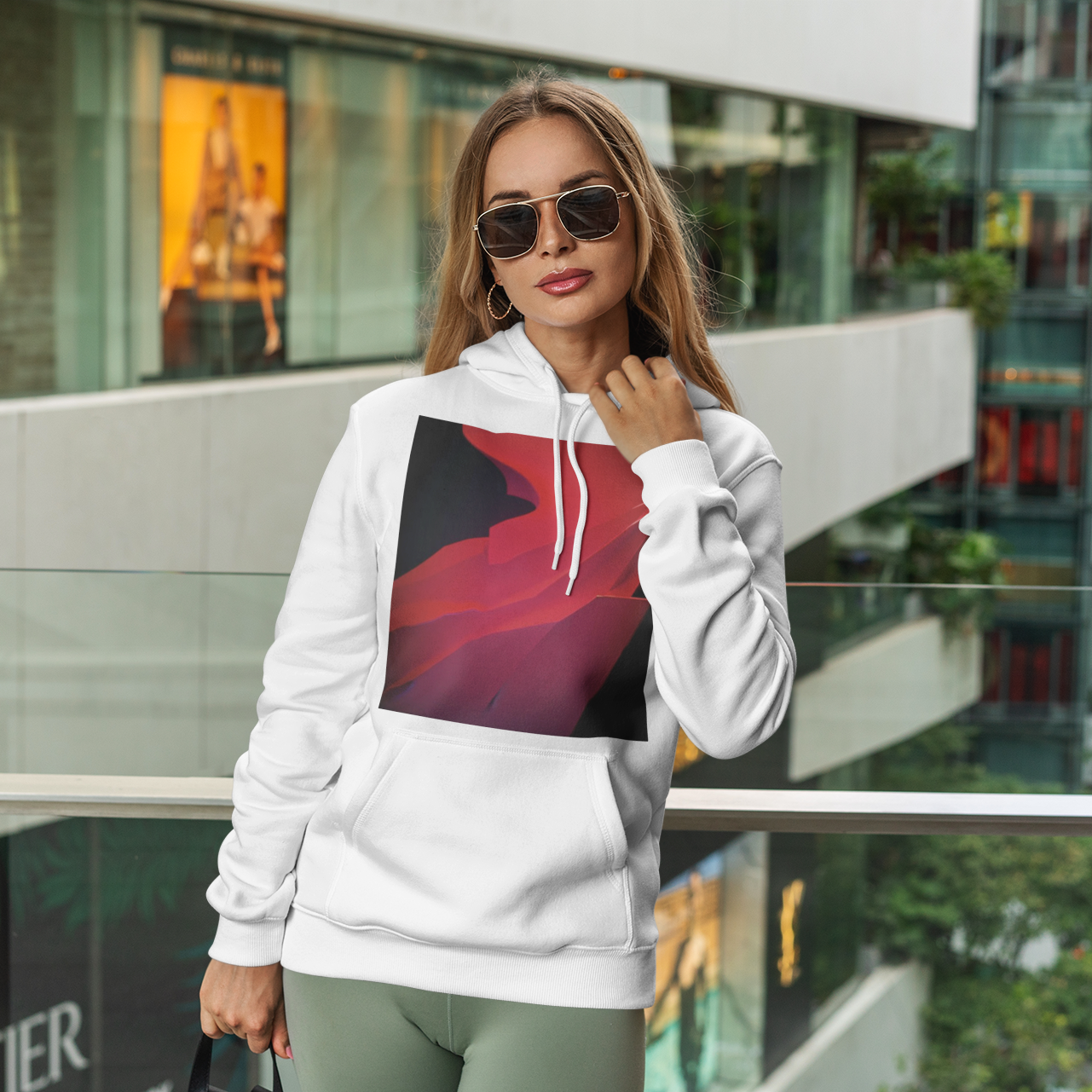 K#532 - Red Flow Art Sweater – Unisex Christmas Vibe by Kirrify