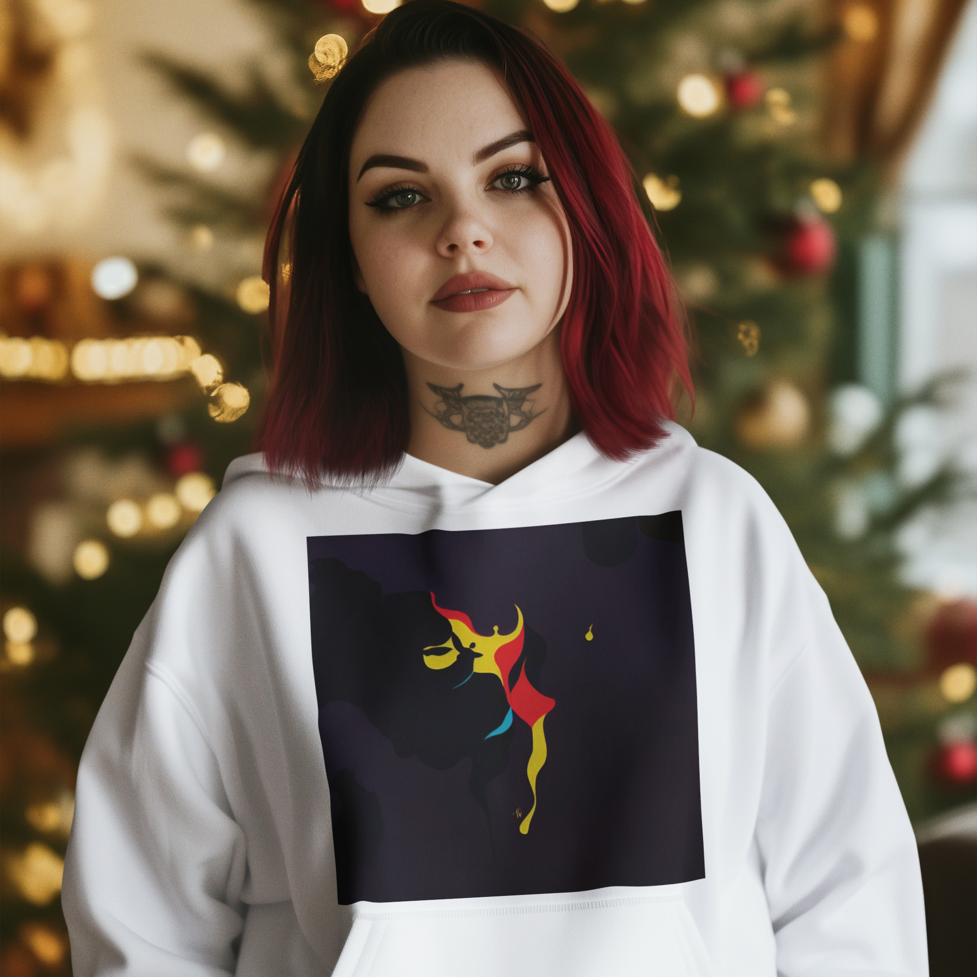 K#538 - Dancing Spirit Hoodie – Unisex Art Christmas Drop by Kirrify