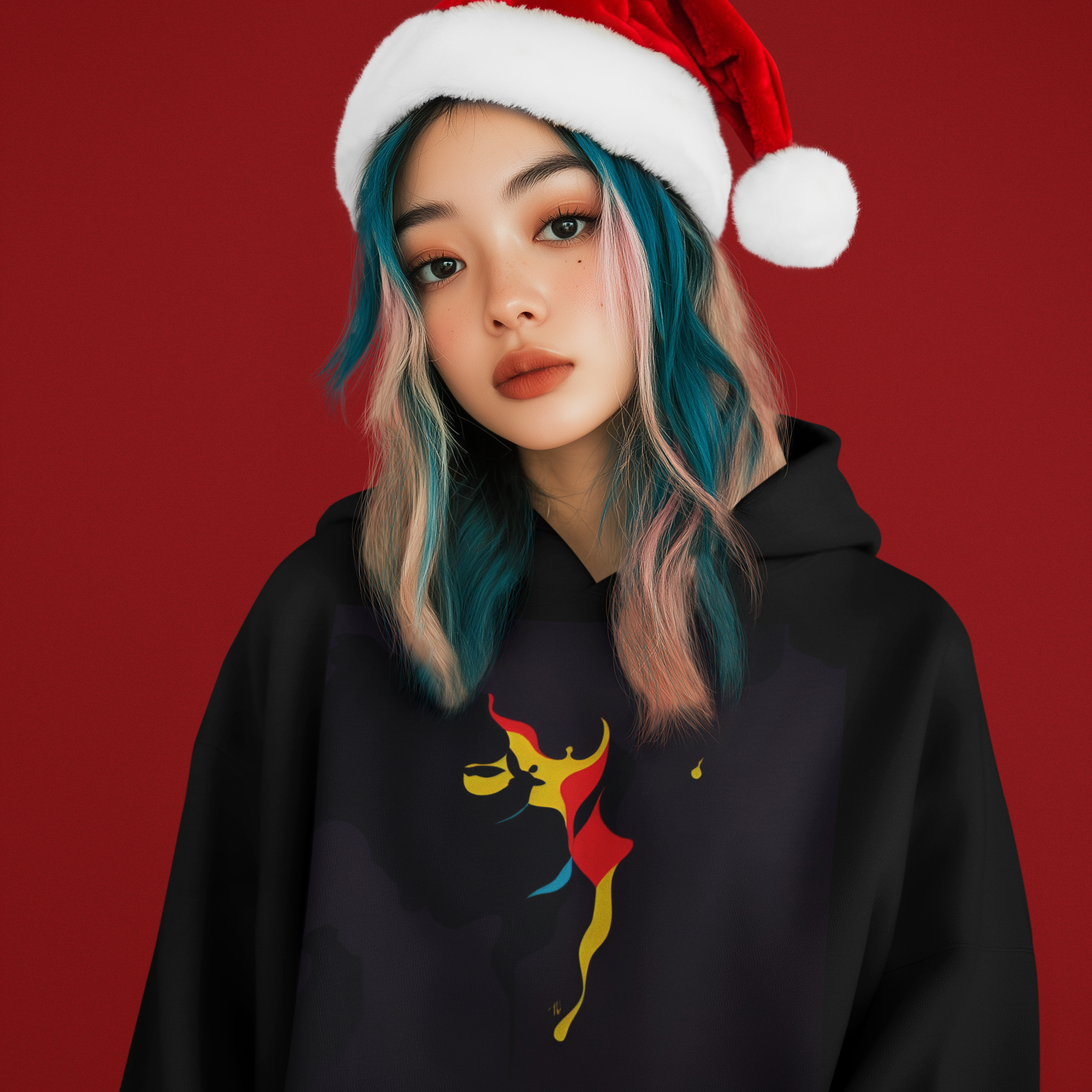 K#538 - Dancing Spirit Hoodie – Unisex Art Christmas Drop by Kirrify