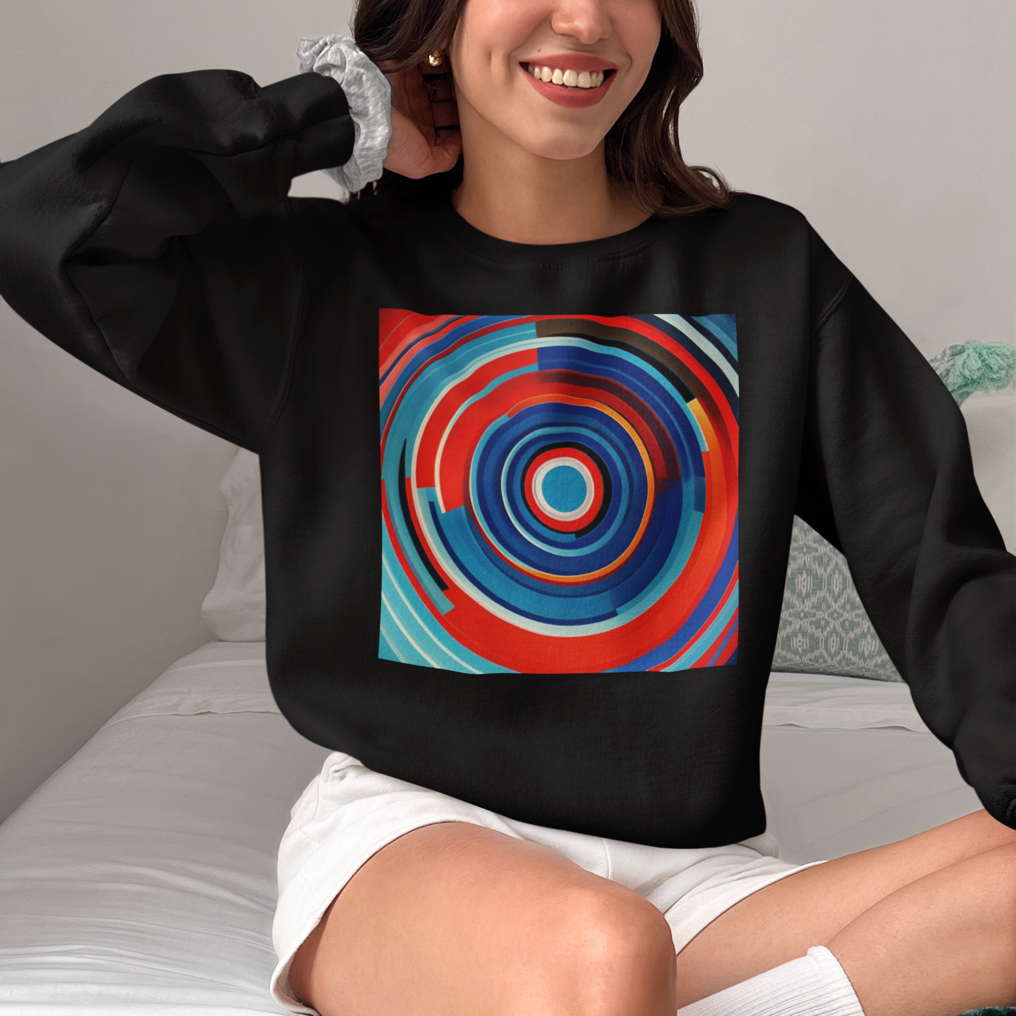 K#523 - Circular Energy Hoodie – Farbringe voller Dynamik | Kirrify
