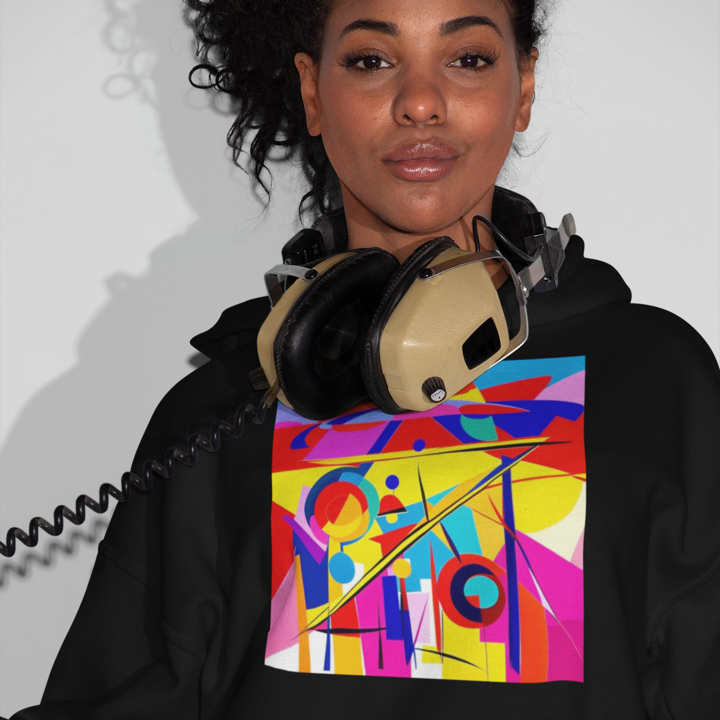 K#529 - Urban Geometry Hoodie – Farben, Formen & Energie | Kirrify