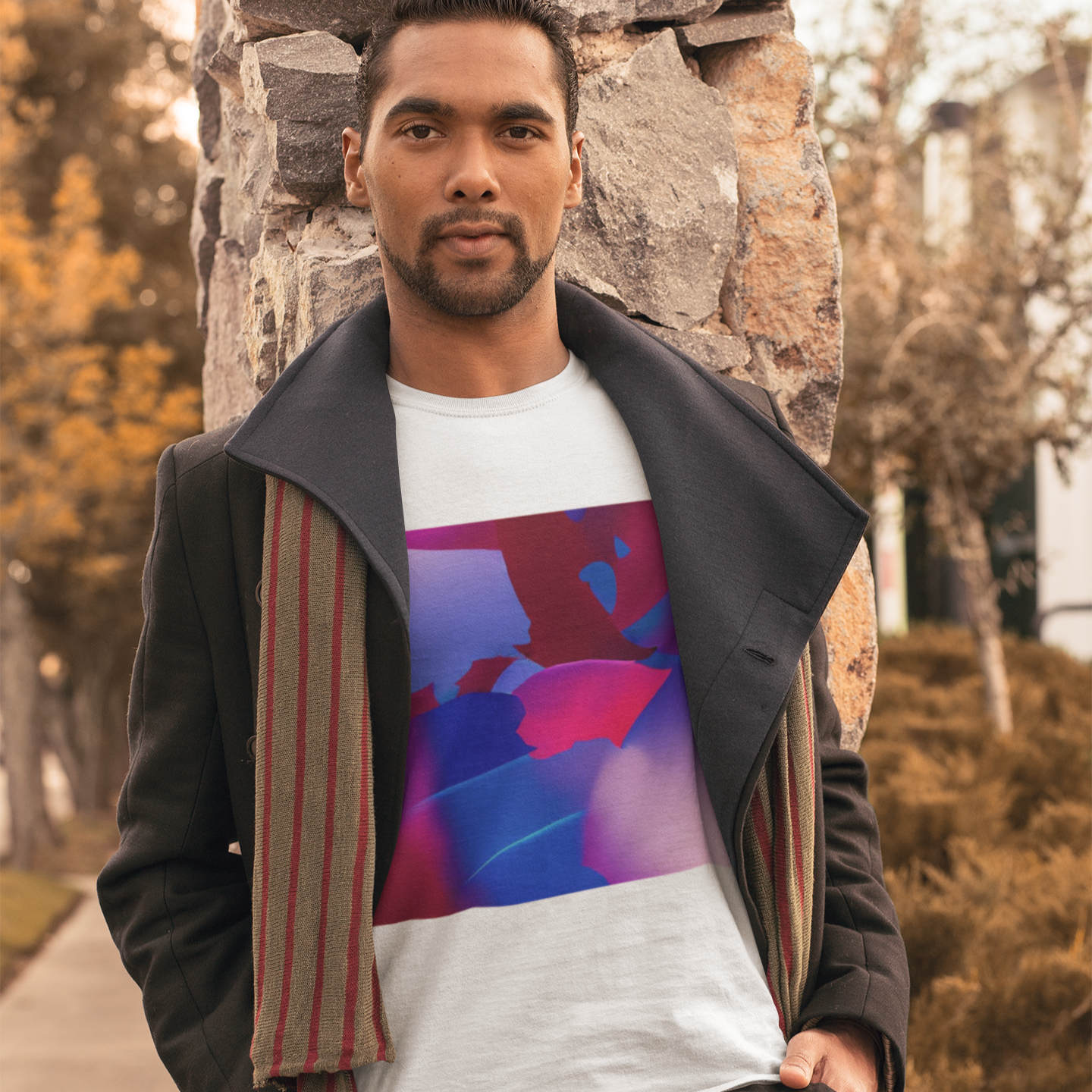 K#151 - Neon Drift T-Shirt – Abstrakte Energie in Farbe & Bewegung | Kirrify