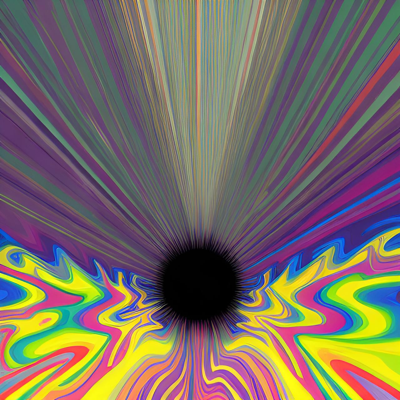 K#156 - Spectrum Vortex T-Shirt – Farben in Bewegung | Kirrify Flow Series