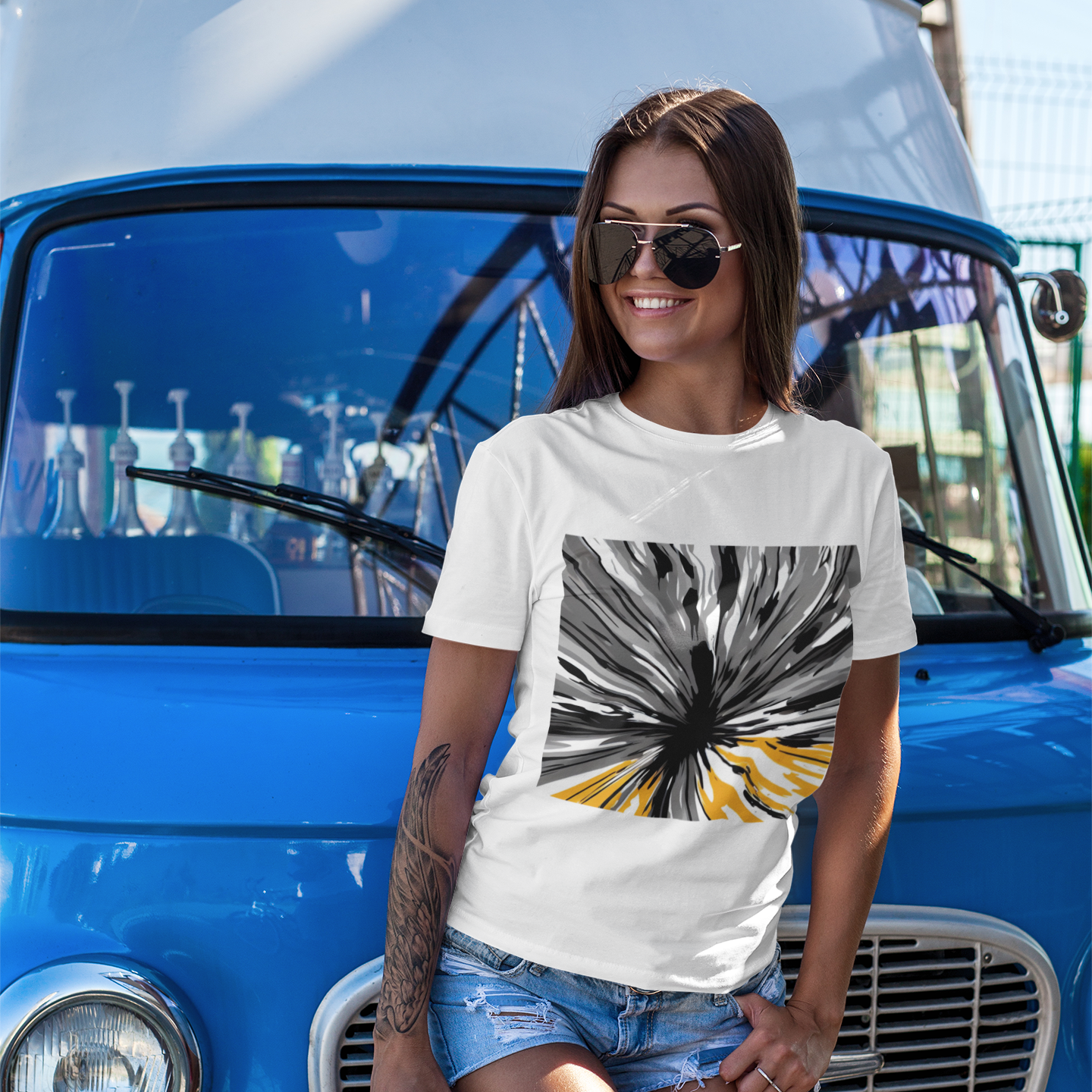 K#157  - Core Burst T-Shirt – Energie & Ausdruck in Bewegung | Kirrify Flow