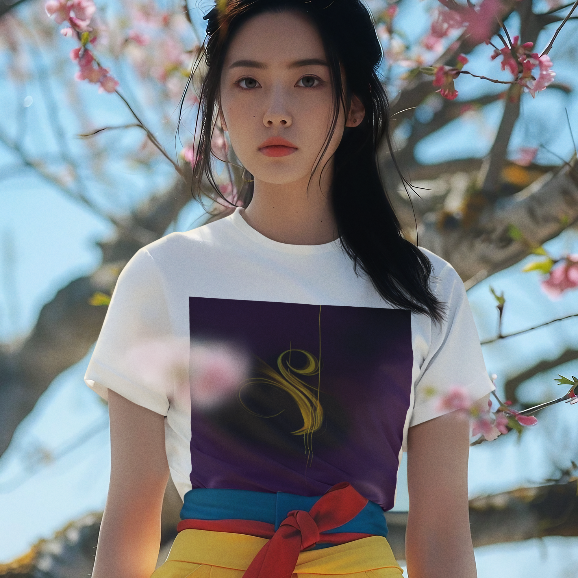 K#181 - Lumina Pulse T-Shirt – Kunst aus Licht & Bewegung | Kirrify Flow