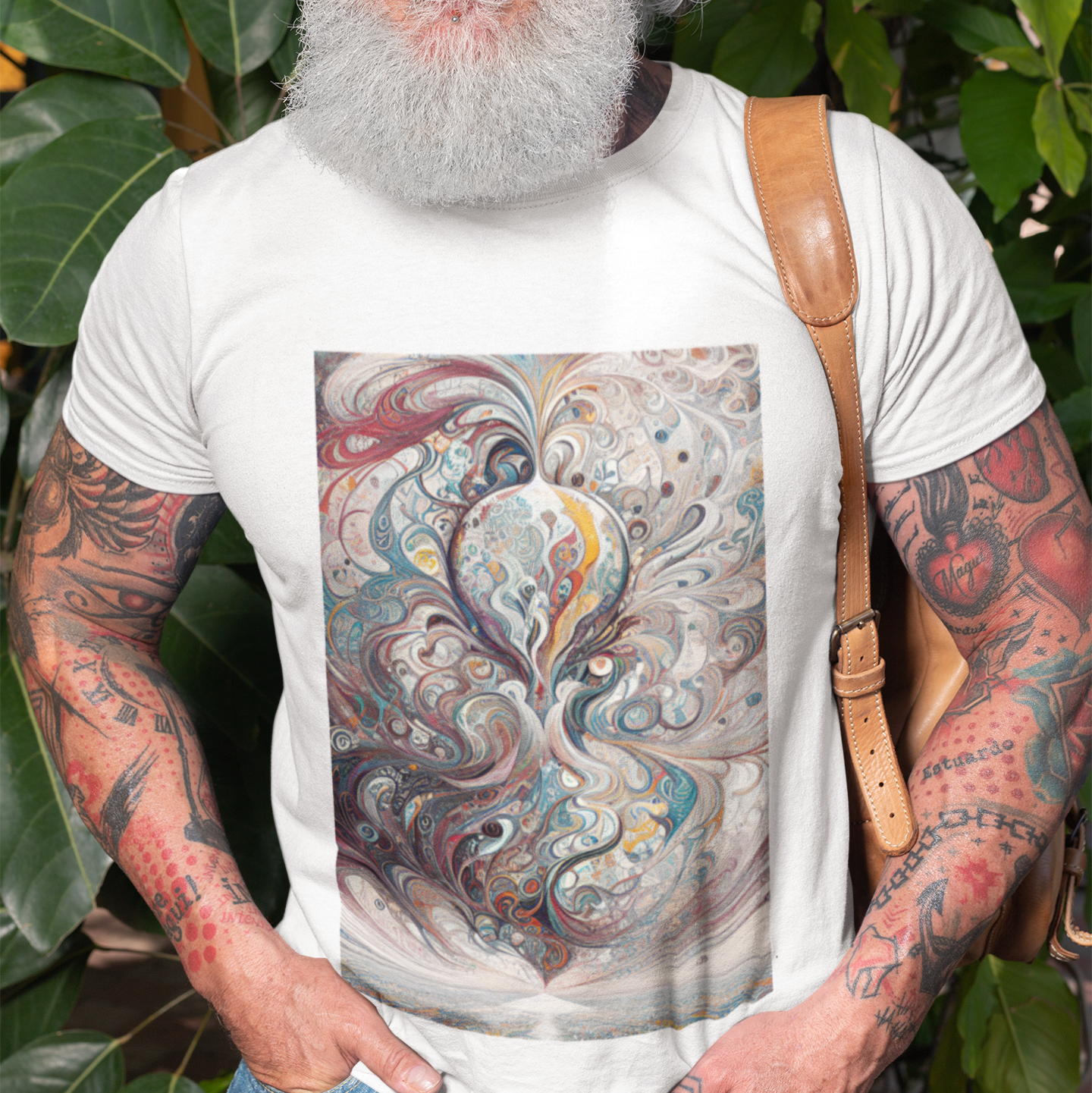 K#165 - Soul Current T-Shirt – Kunst in Bewegung & Tiefe | Kirrify Flow