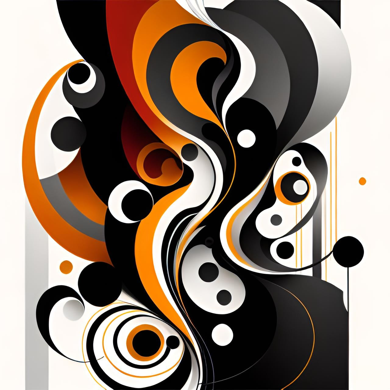 K#183 - Golden Motion T-Shirt – Kunst in Bewegung & Balance | Kirrify Flow