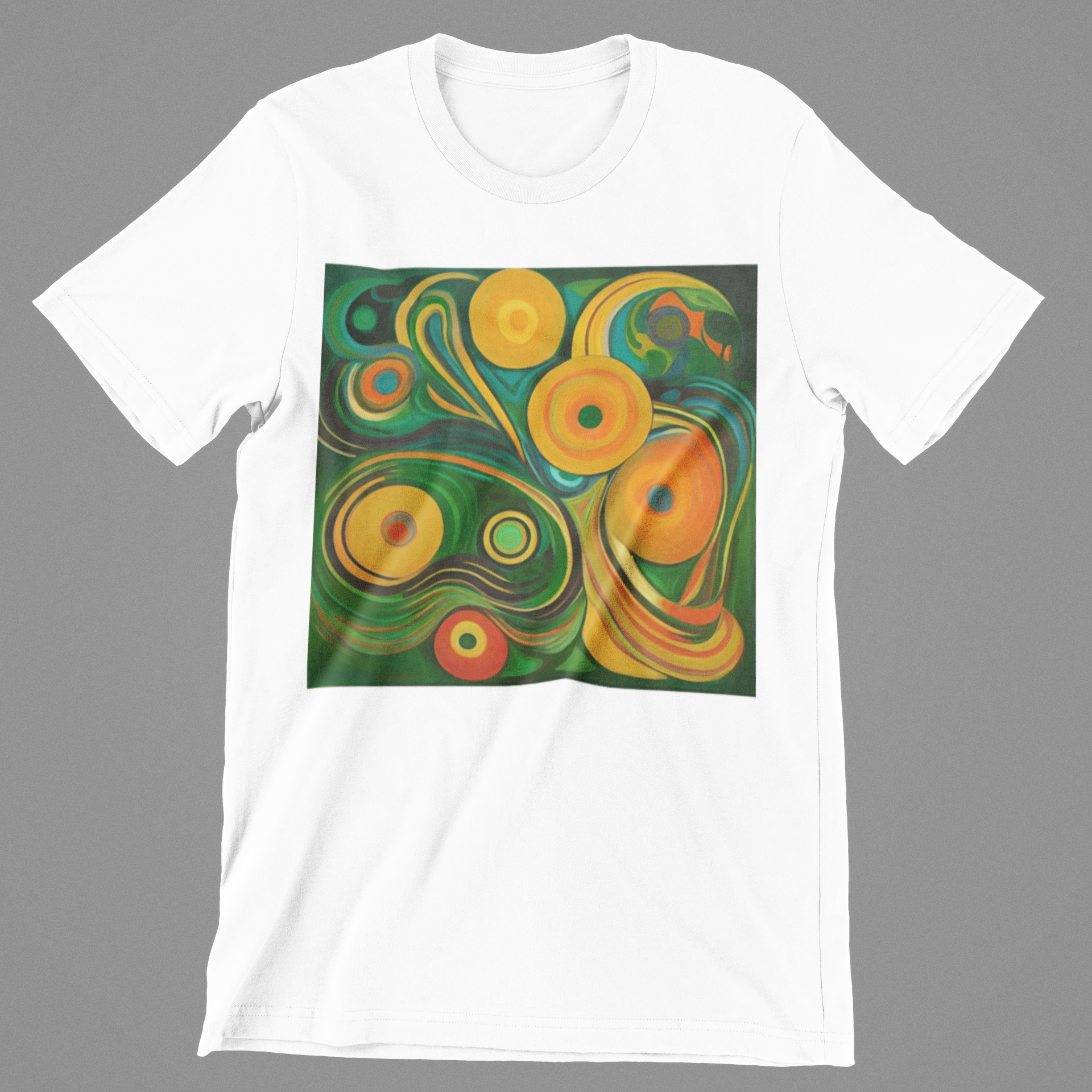 K#186 - Solar Vortex T-Shirt – Energie & Bewegung in Farbe | Kirrify Flow