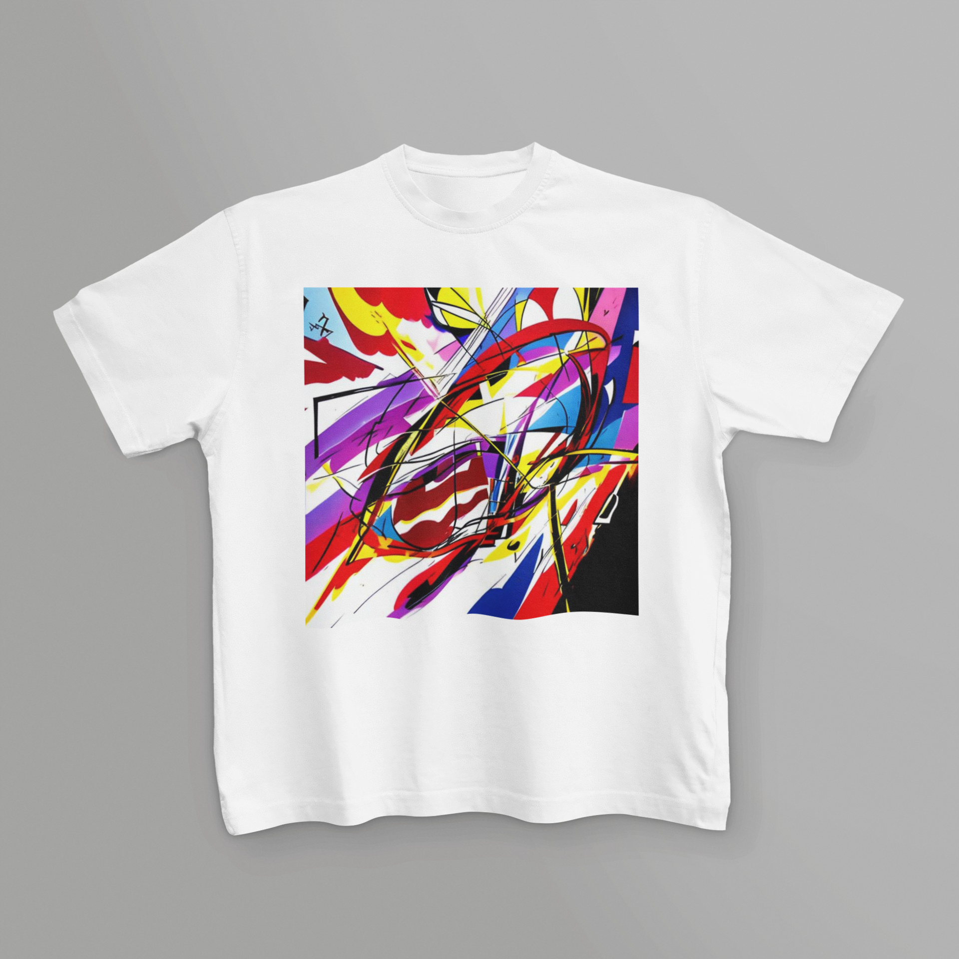 k#209 - Rhythmic Motion T-Shirt – Energie & Farbe in Bewegung | Kirrify