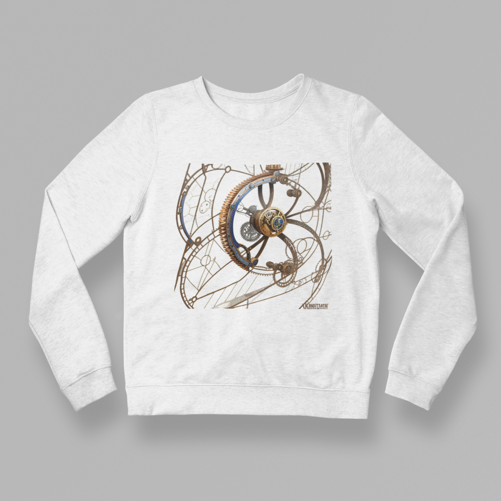 K#406 - Mecha Precision Sweatshirt – Mechanische Kunst & Bewegung | Kirrify