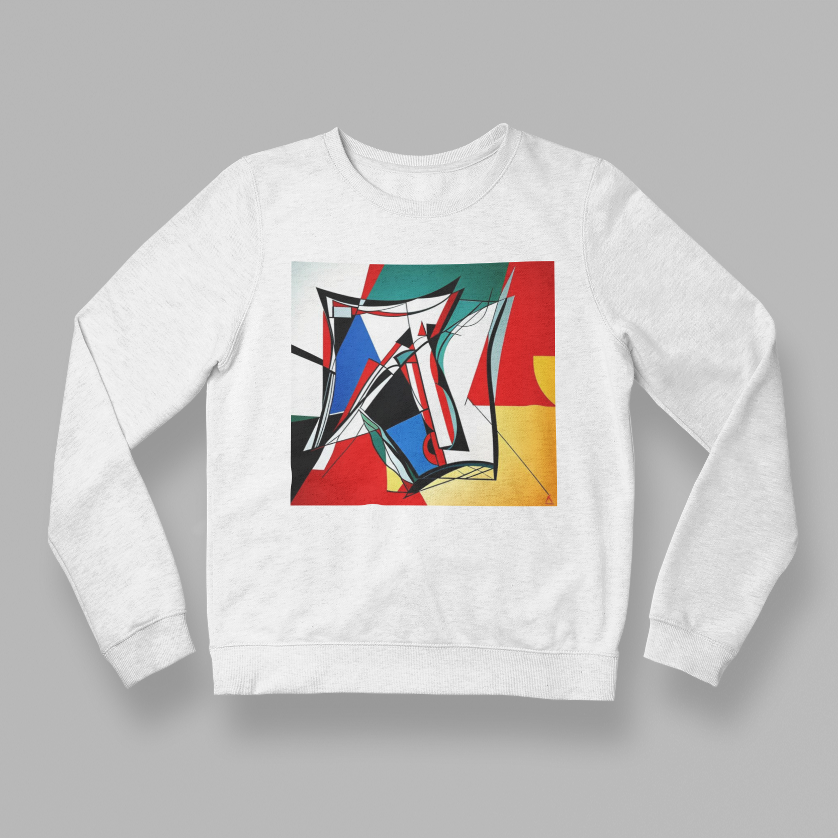K#426 - Abstract Angles Sweatshirt – Kunst, Form & urbaner Ausdruck | Kirrify