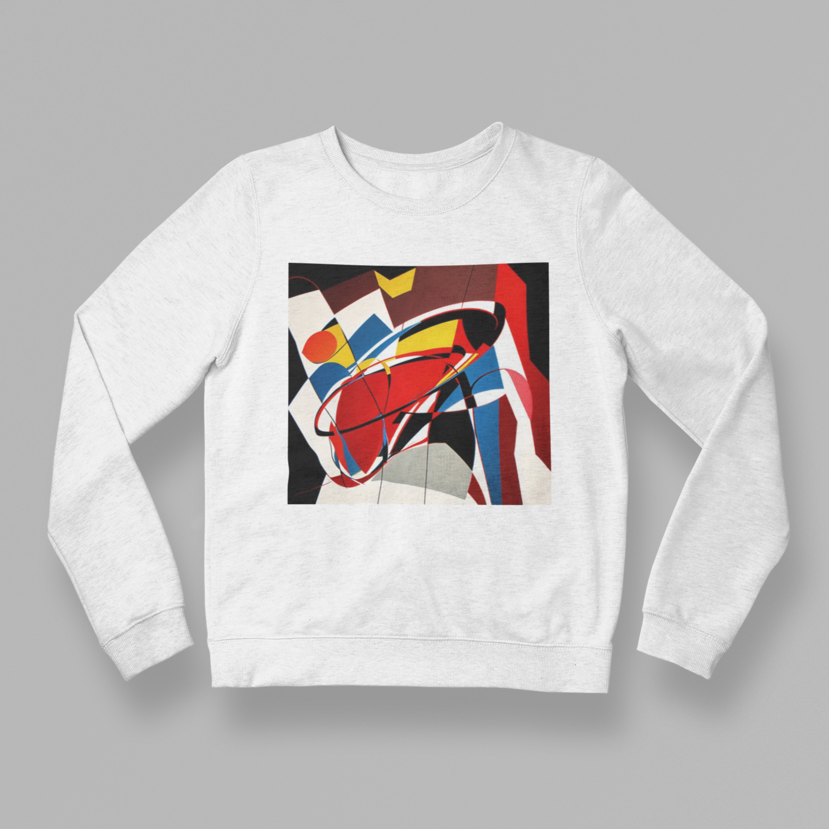 K#429 - Abstract Pulse Sweatshirt – Bewegung in Farbe & Form | Kirrify Kinetic