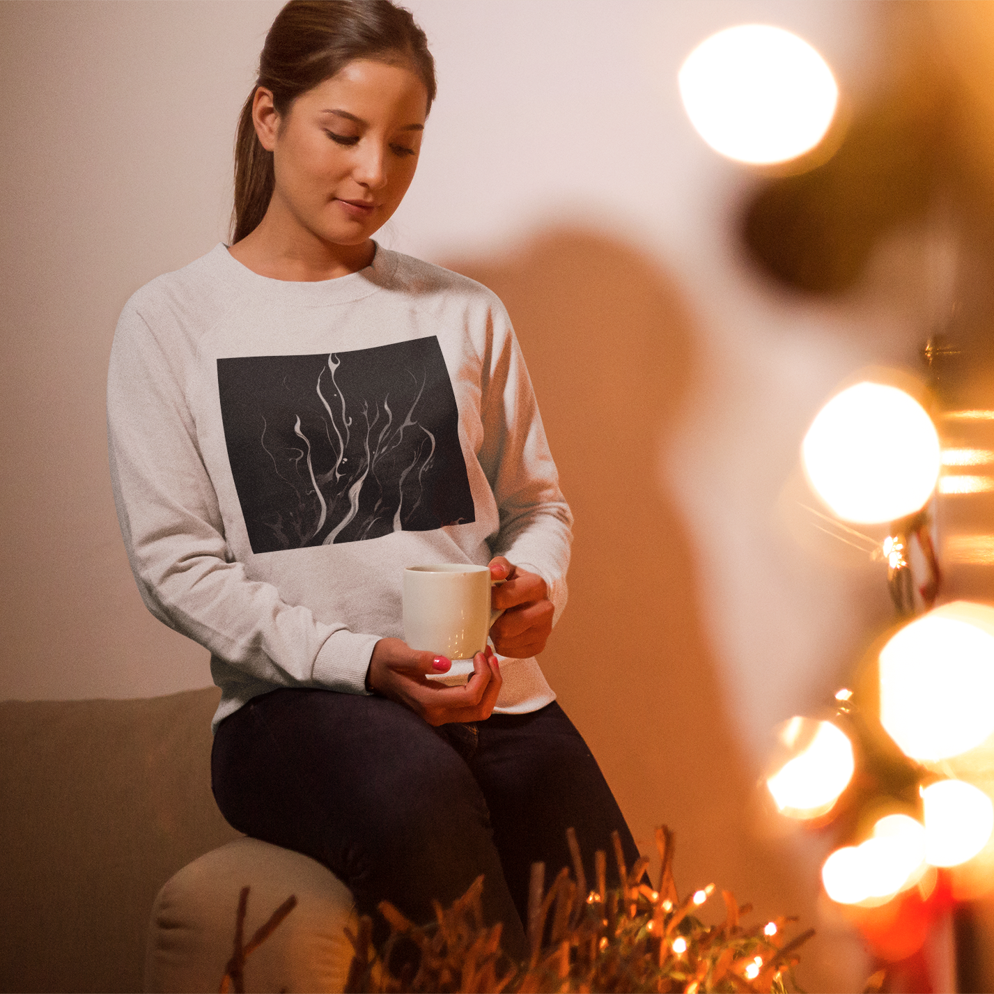 K#451 - Kirrify Christmas Unisex Sweater – White Flame Art