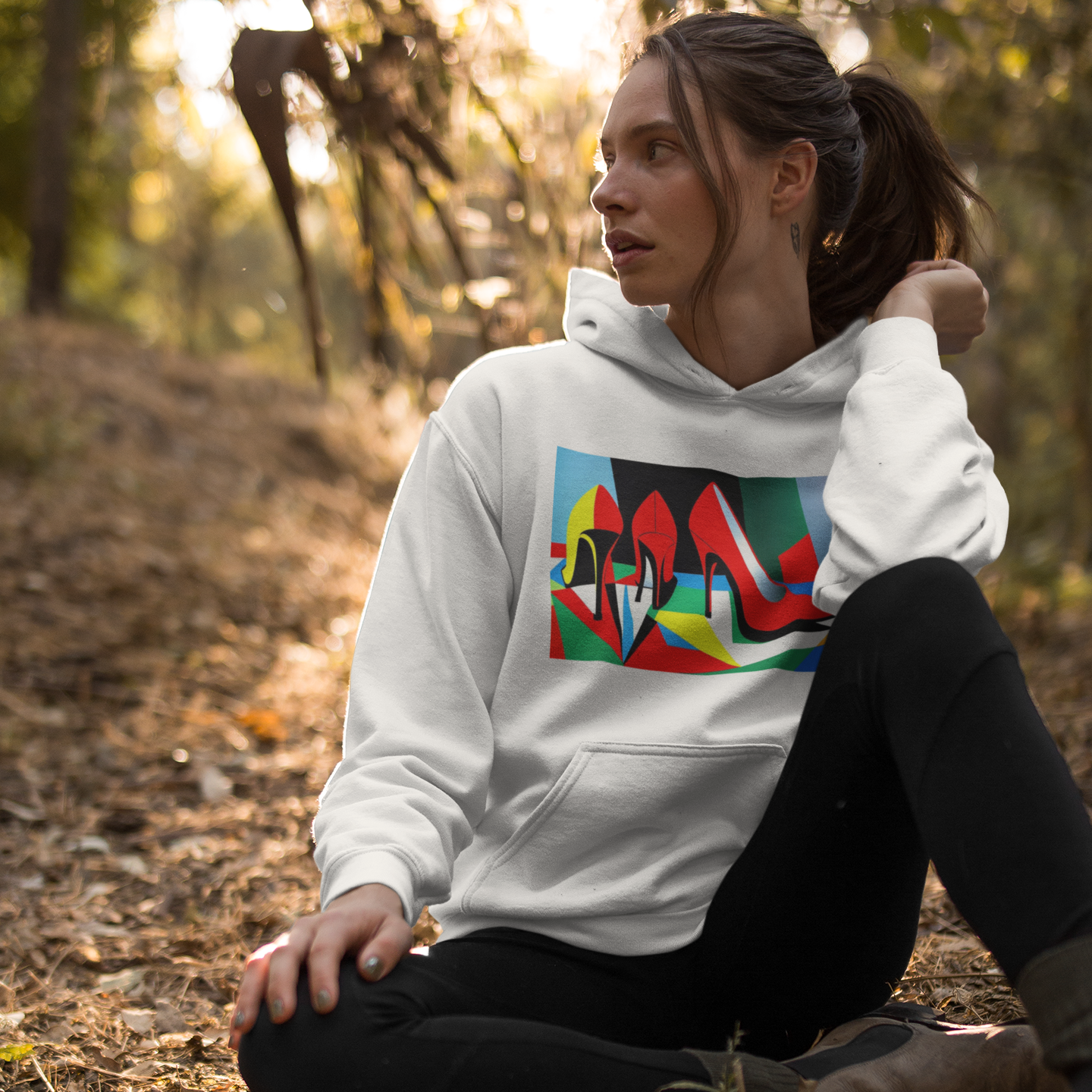 #506 - High Heels Hoodie – Pop-Art Fashion Statement | Kirrify