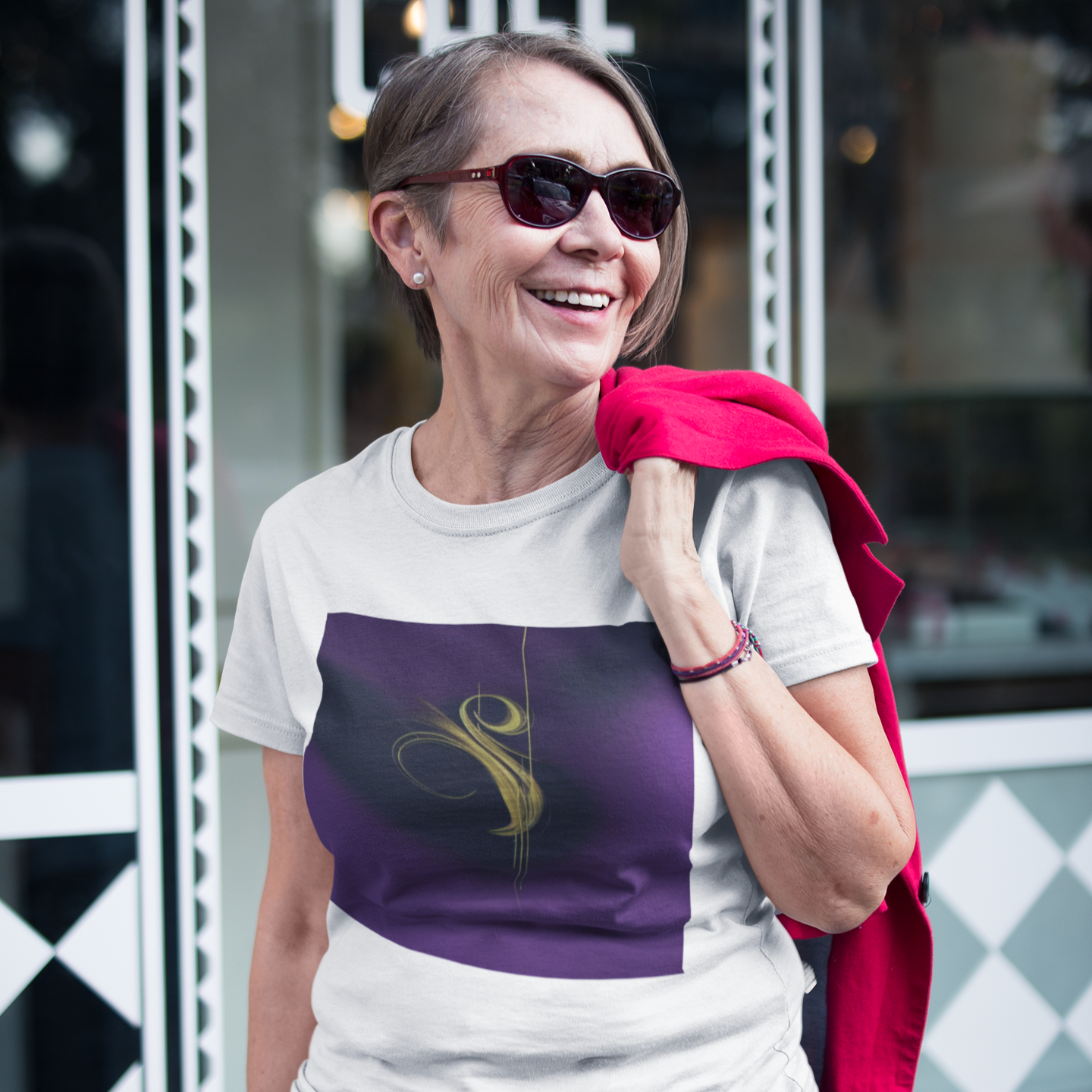 K#181 - Lumina Pulse T-Shirt – Kunst aus Licht & Bewegung | Kirrify Flow