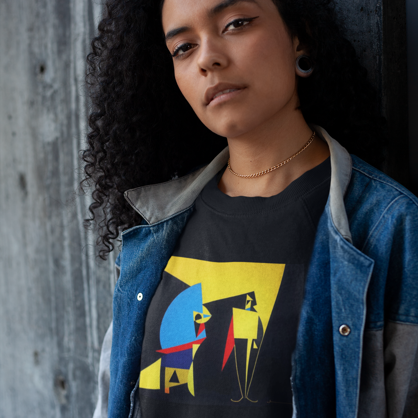 #509  - Abstract Faces Hoodie – Farbige Kunst trifft Streetstyle | Kirrify