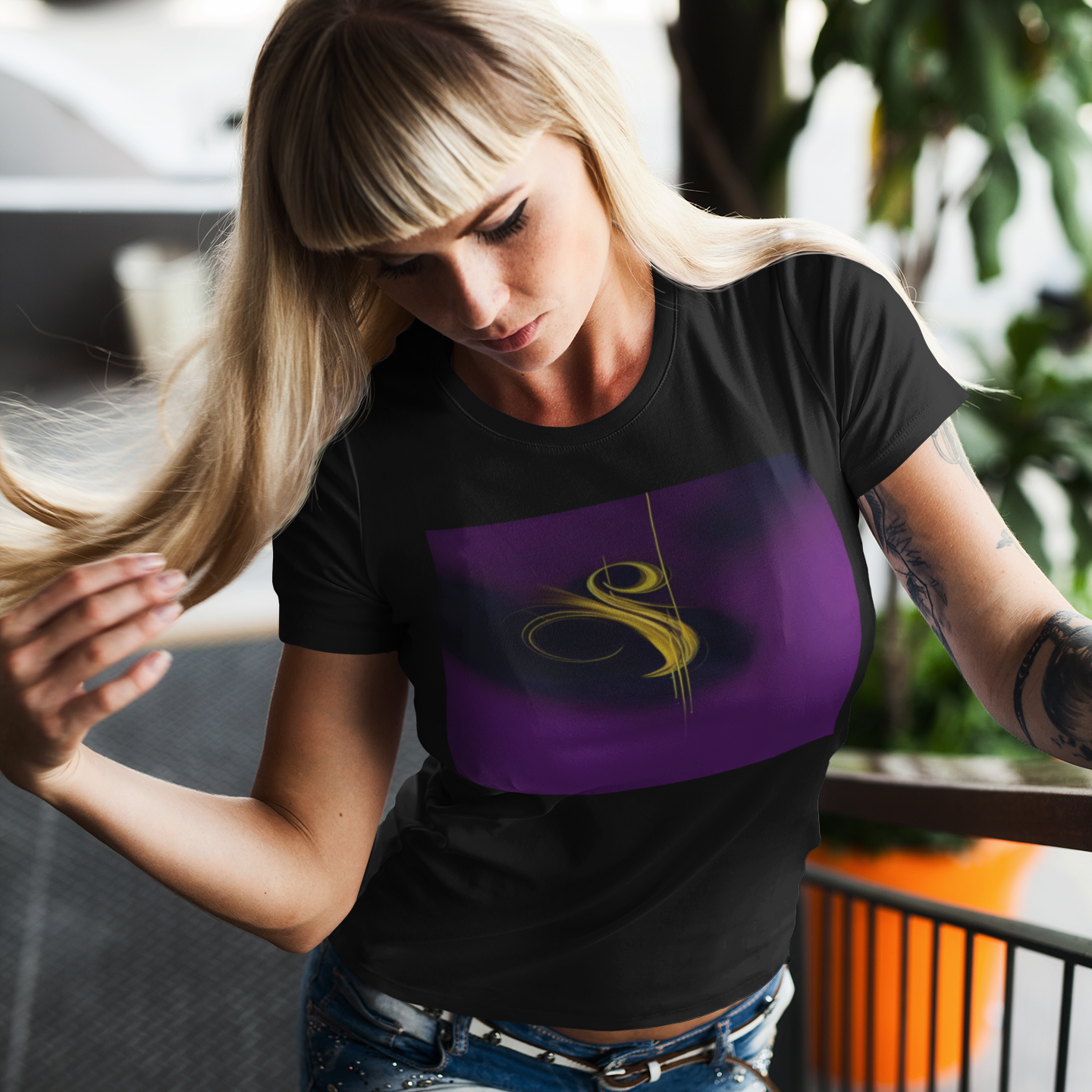 K#181 - Lumina Pulse T-Shirt – Kunst aus Licht & Bewegung | Kirrify Flow